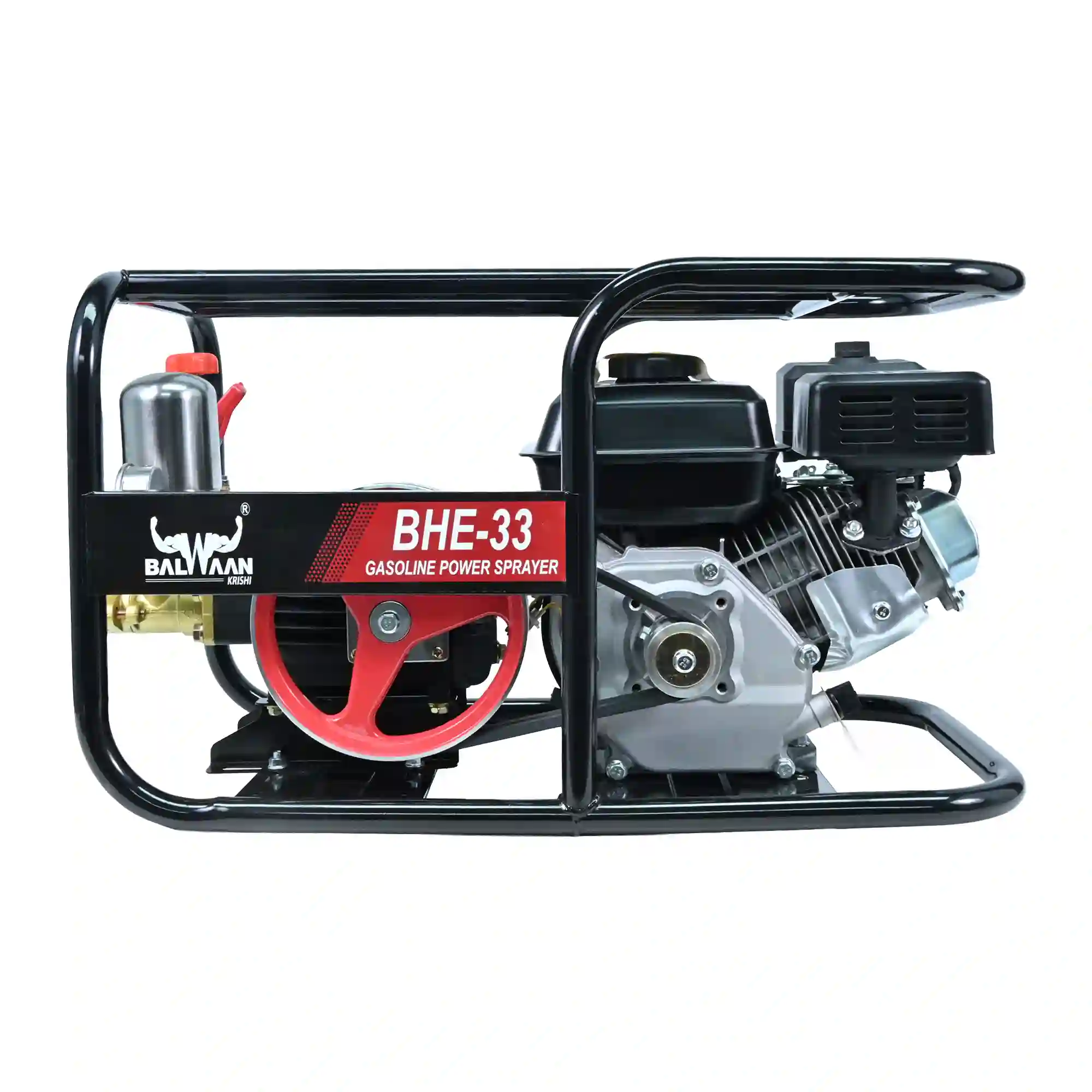 Balwaan 33 No. HTP Sprayer with 6.5HP Engine & 50 Mtr. Hose | BHE-33