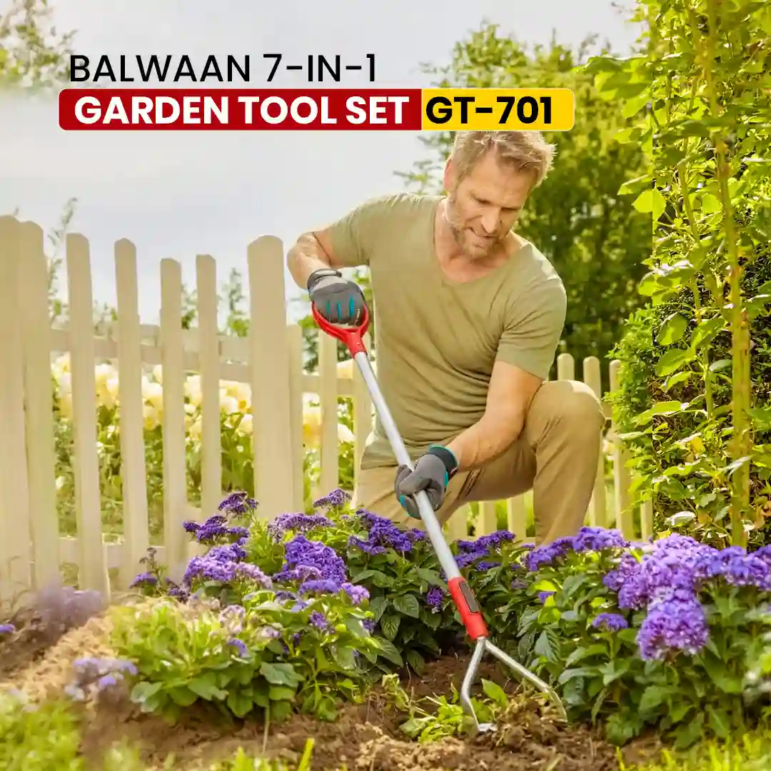 Balwaan GT-701 pull push weeder attachment for easy weed removal